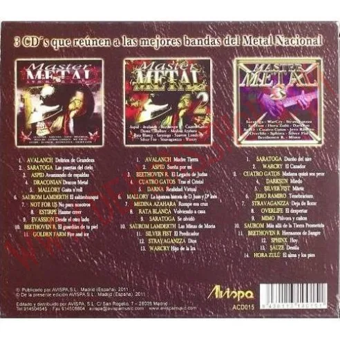 CD Master Metal Collection