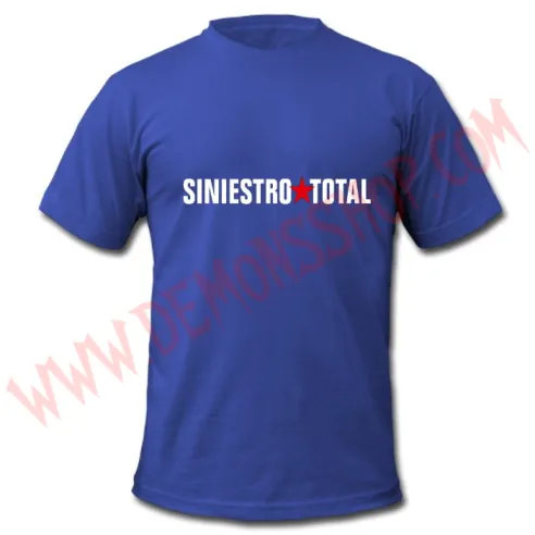 Camiseta MC Siniestro total (Azul)
