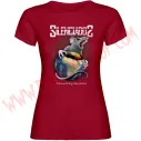 Camiseta Chica MC Silenciados (Burdeos)