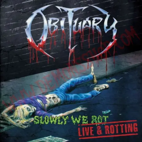 CD Obituary - Slowly We Rot - Live And Rotting