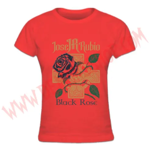 Camiseta Chica MC José Rubio - Camisetas Heavy - José Rubio