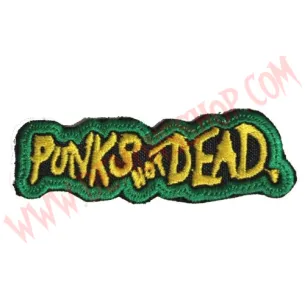 Parche Punks not dead