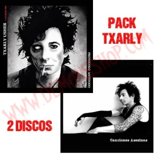 Pack CD Txarly Usher y los ejemplares - Protocolo antitodo + Canciones Asesinas