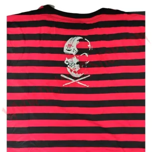 Camiseta MC Eskorbuto (Rayas Rojas) 2