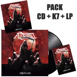 Pack CD + K7 + Vinilo LP Azrael - Aquelarre