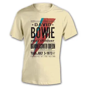 Camiseta MC David Bowie (Sand)