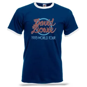 Camiseta MC David Bowie (Azul)