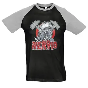Camiseta Raglan MC Nervio (Gris)