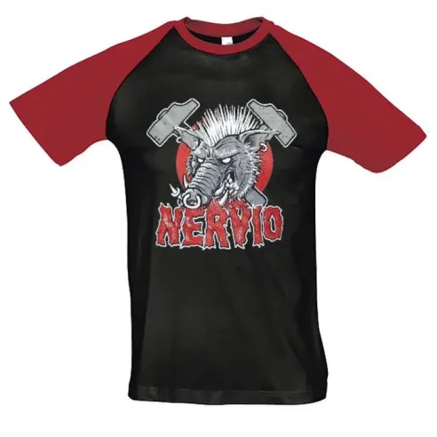 Camiseta Raglan MC Nervio (Roja)