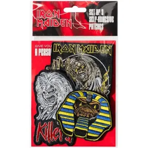 Parches iron maiden (pack 3ud.)