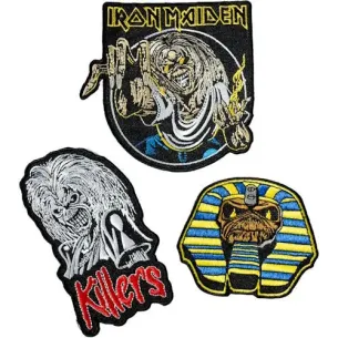 Parches iron maiden (pack 3ud.) 2