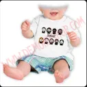Camiseta Bebe Blanca MC Slipknot